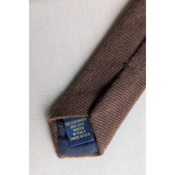 Brooks Brothers Makers Cashmere and Silk Woven Tie Made in USA - Picture 4 of 4